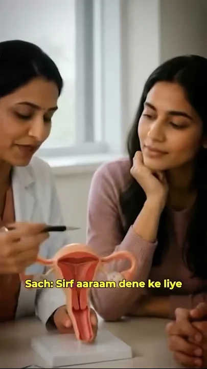 A still from Dr. Eva’s video about contraception